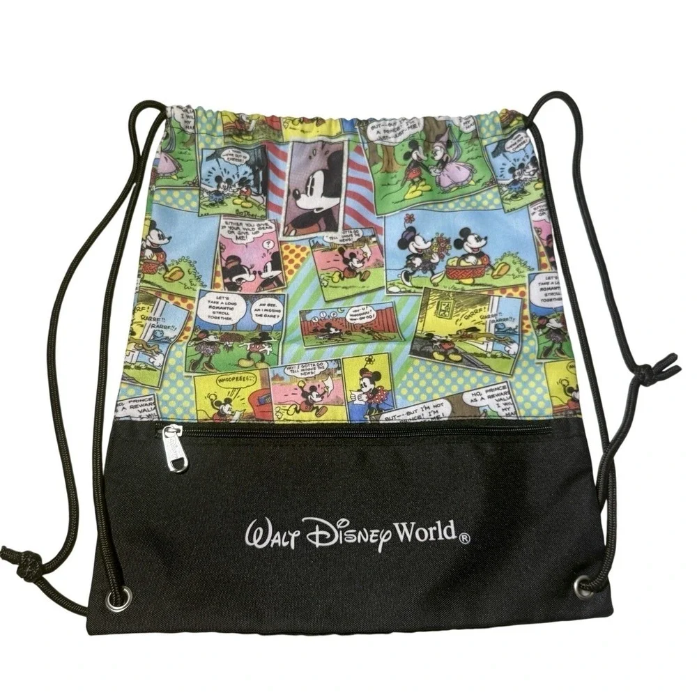 4‎ Disney World Bags 1 Drawstring Bag & 3 Mickey's Not So Scary Halloween Treat